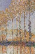Claude Monet Poplars on the banks of the EPTE oil painting reproduction